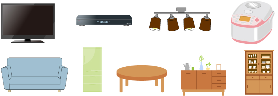 keishin企画提案ページの家具家電レンタルの画像